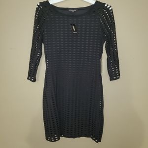 Little black fishnet express dress